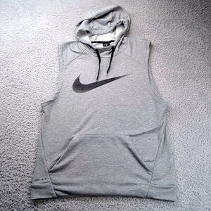 Nike Gray and Black Sweatshirt Hoodie
